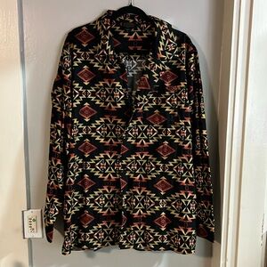 Pendleton Pajama Top Button Up Mens Size XL